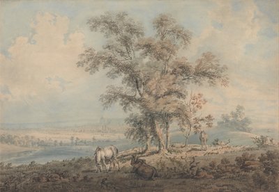 London from Highgate Hill by Thomas Girtin